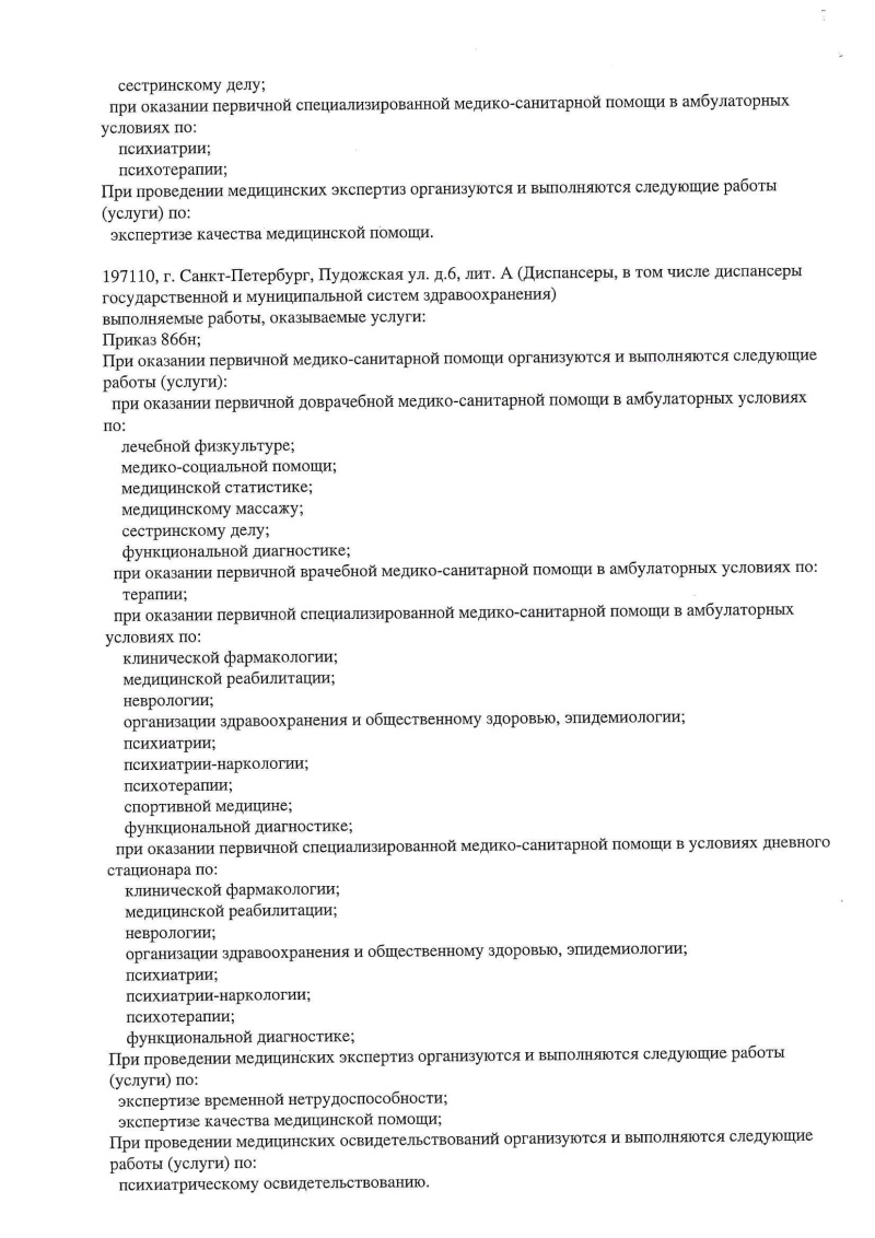 Психоневрологический диспансер №4 на Пудожской | м. Чкаловская | врачи